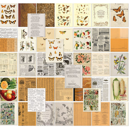 49 And Market Collage Sheets 6"x8" 40/Pkg - Color Swatch: Peach
