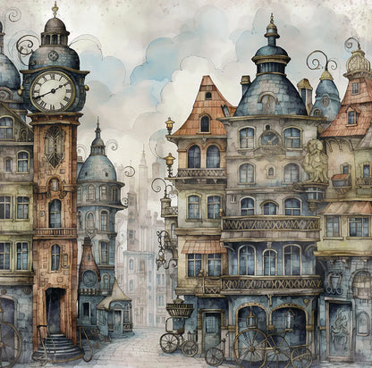 Steampunk Town - Mini Collection Paper Pack