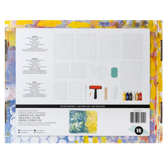 Vicki Boutin Mixed Media Gel Plate Starter Kit