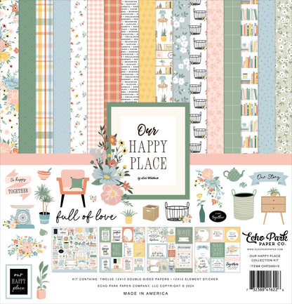 Echo Park Our Happy Place Paper Collection 12x12inch