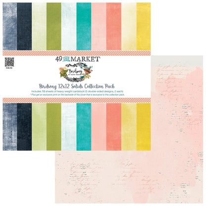 Birdsong Solids Pack 12"x12"