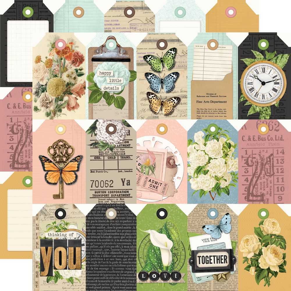 Simple Stories Collection Kit 12"X12" - Simple Vintage Junk Drawer