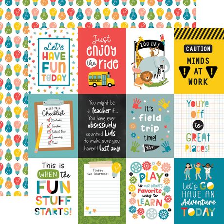 Field Trip Collection Paper Pack 12"X12"