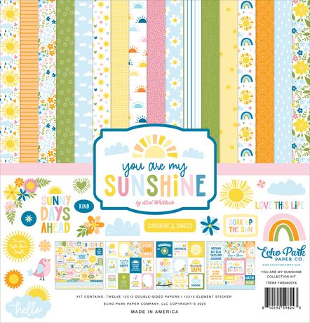 You Are My Sunshine Collection Paper Pack 12"X12"