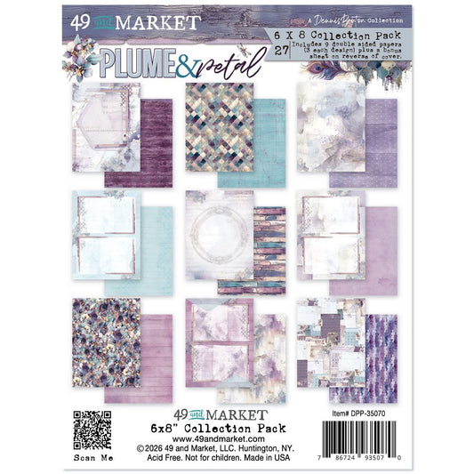 Plume & Petal 6x8 Collection Paper Pack by Dennis Bruton