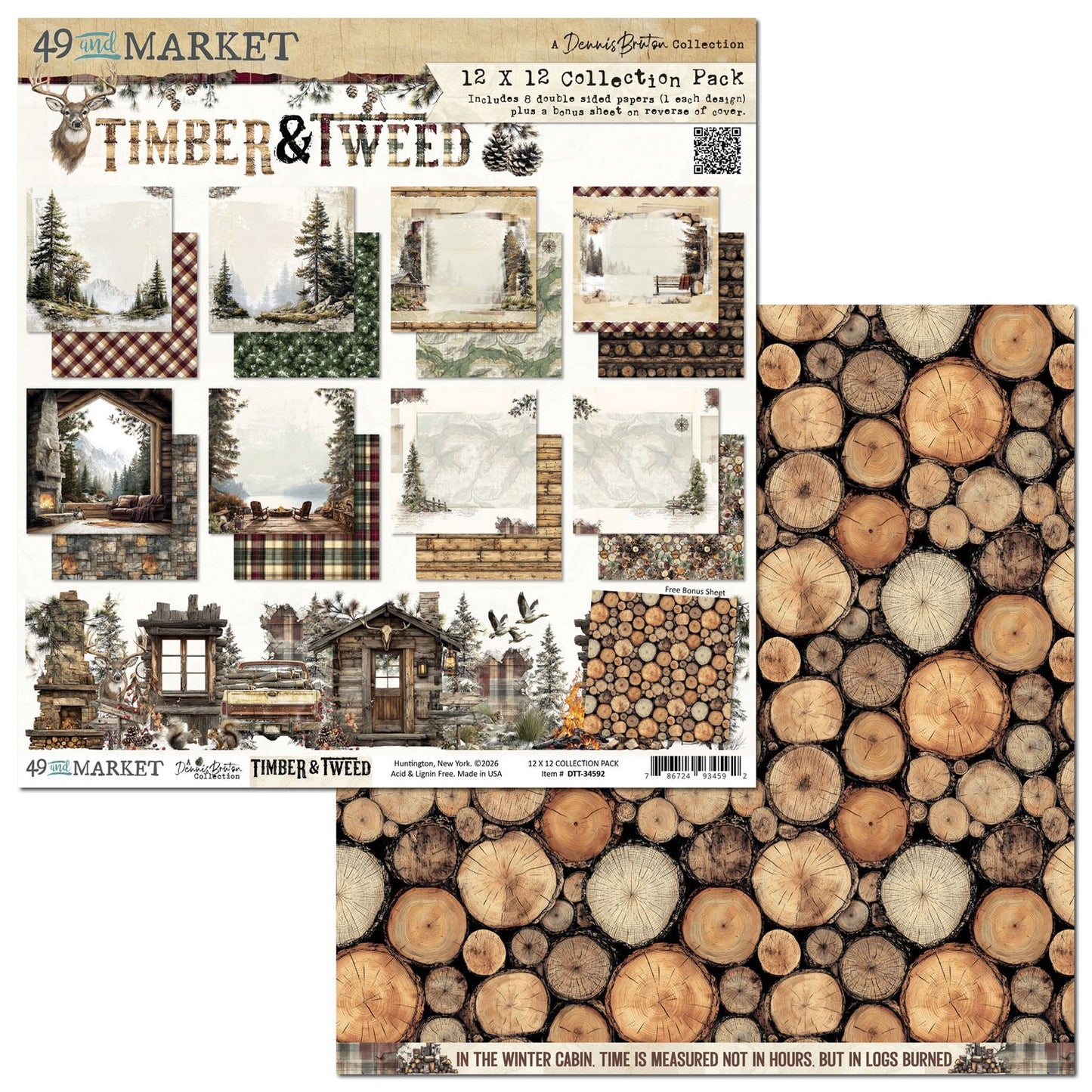 Timber & Tweed 12x12 Collection Pack by Dennis Bruton