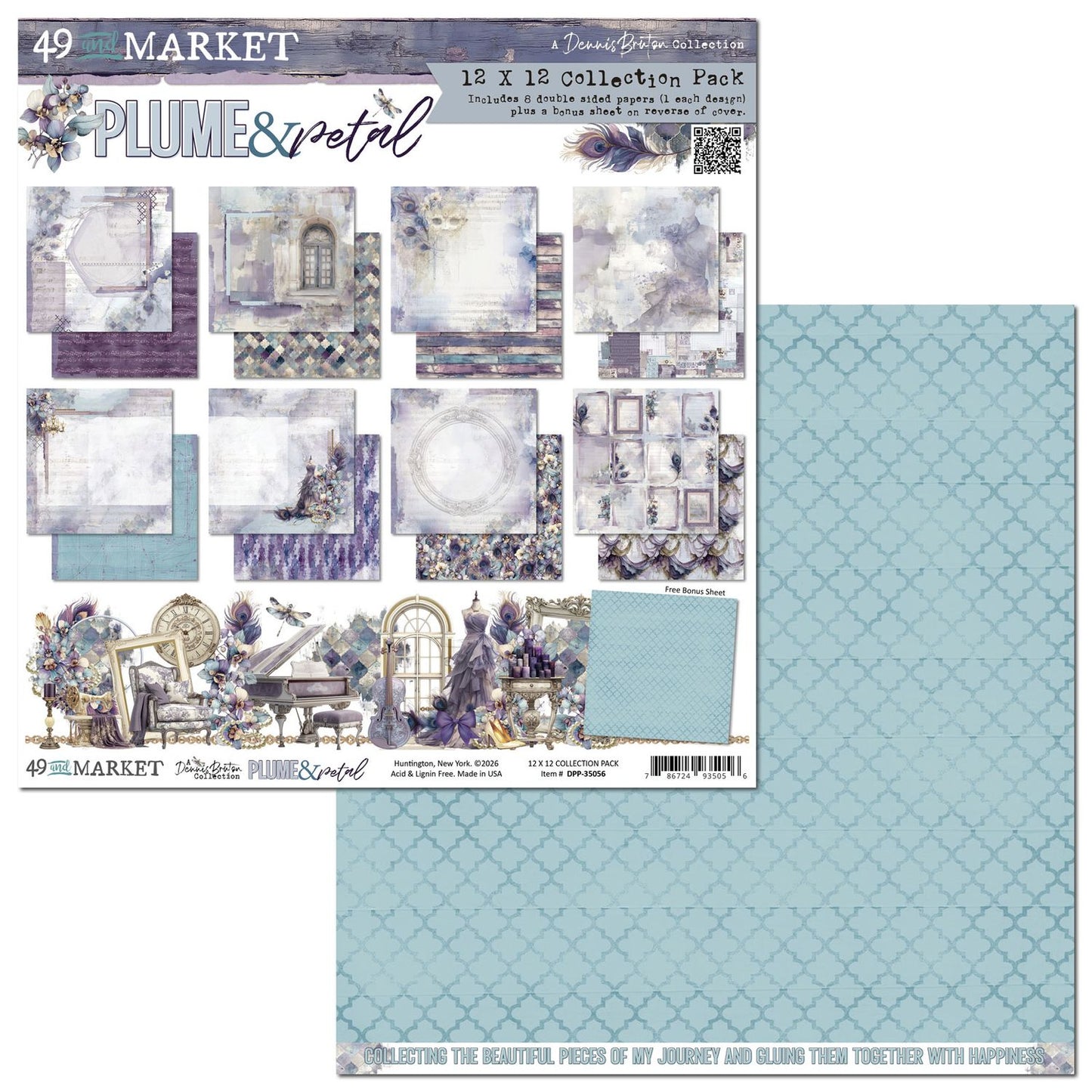 Plume & Petal 12x12 Collection Pack by Dennis Bruton