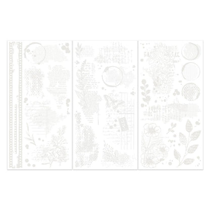 49 And Market Rub-On Transfer Set - Layers, Irresistible by Vicki Boutin