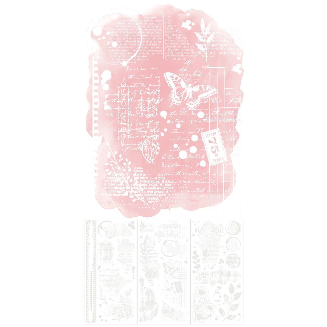 49 And Market Rub-On Transfer Set - Layers, Irresistible by Vicki Boutin