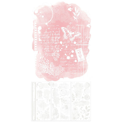 49 And Market Rub-On Transfer Set - Layers, Irresistible by Vicki Boutin