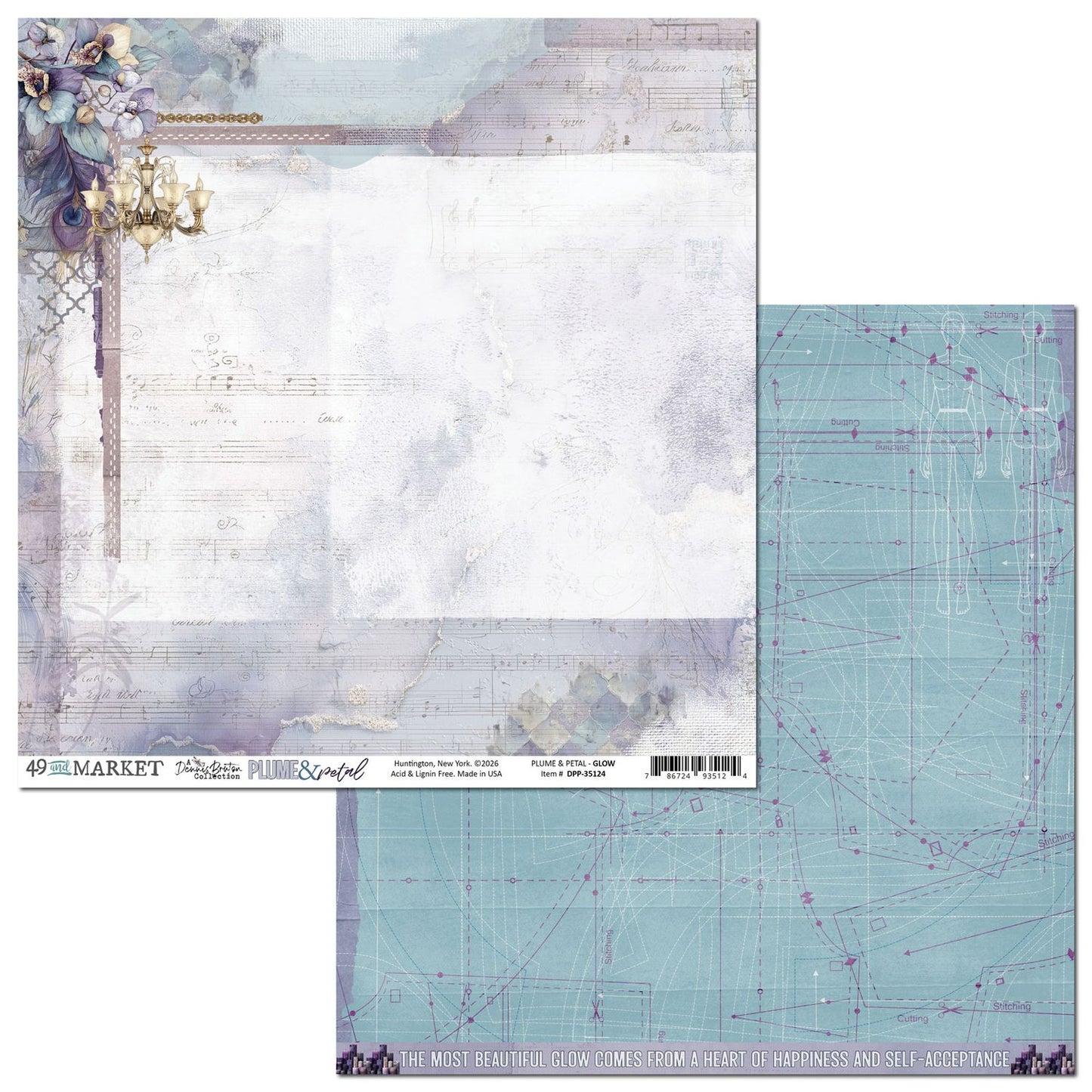 Plume & Petal 12x12 Collection Pack by Dennis Bruton