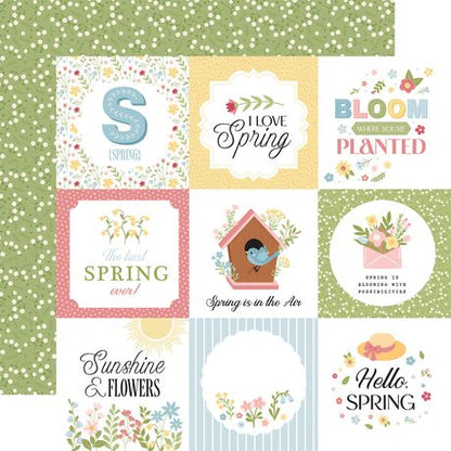 In Full Bloom Collection Paper Pack 12"X12"