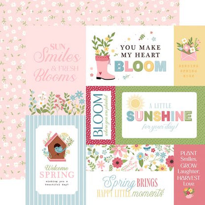 In Full Bloom Collection Paper Pack 12"X12"