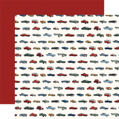 Cars Collection Paper Pack 12"X12" by Steven Duncan