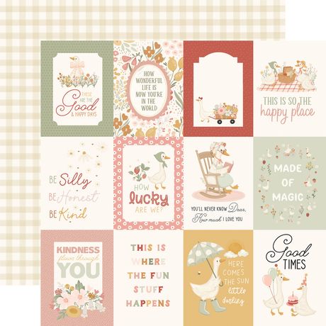 Silly Goose Collection Paper Pack 12"X12"