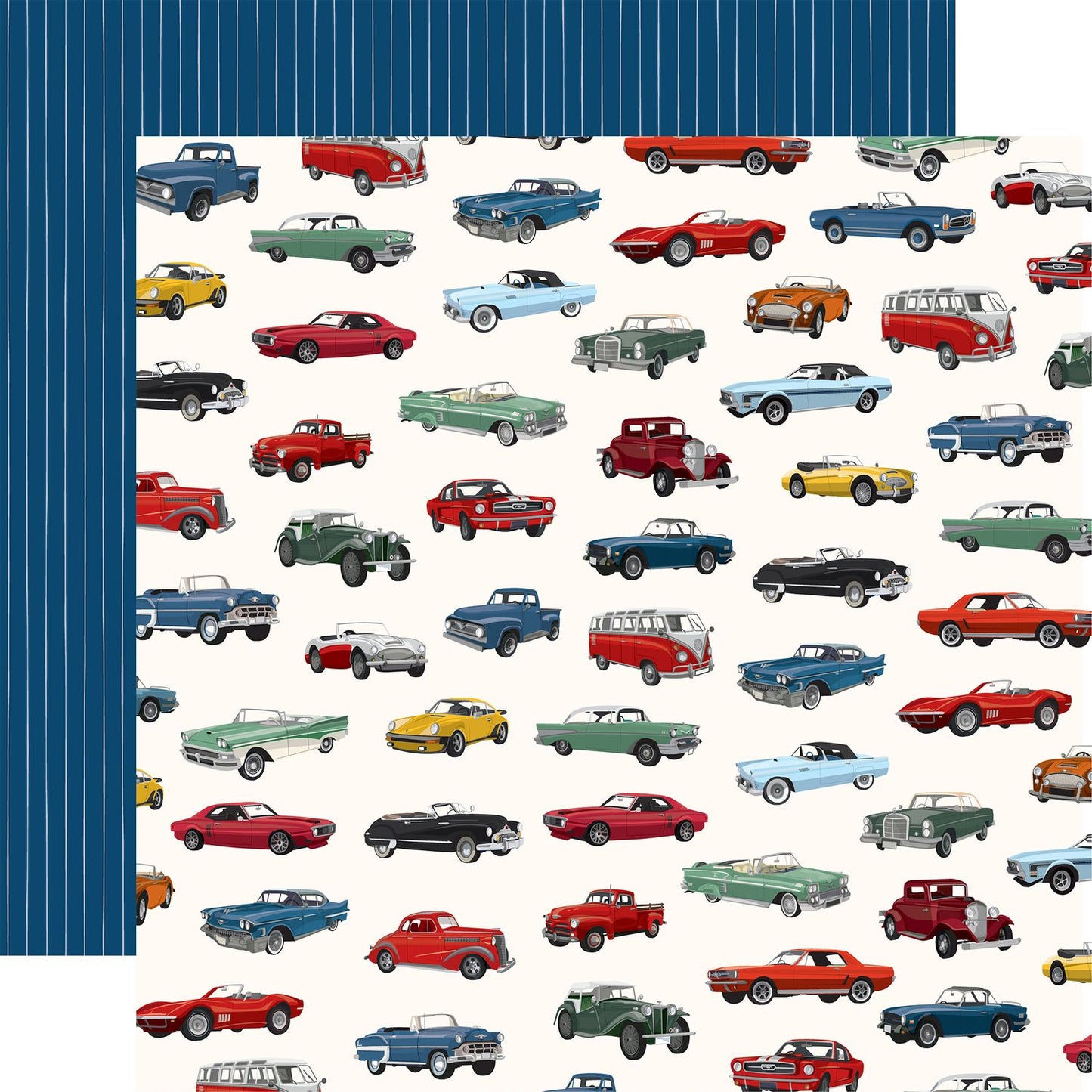Cars Collection Paper Pack 12"X12" by Steven Duncan