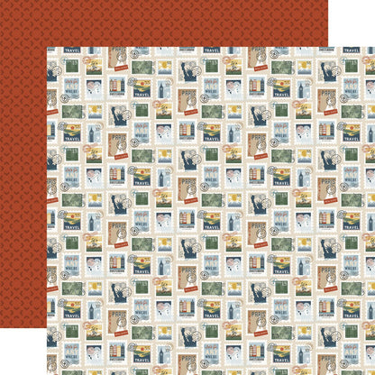 It's Time To Travel Collection Paper Pack 12"X12"