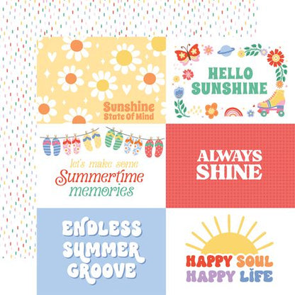 Our Groovy Summer Collection Paper Pack 12"X12"