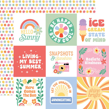 Our Groovy Summer Collection Paper Pack 12"X12"