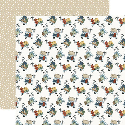 It's Time To Travel Collection Paper Pack 12"X12"