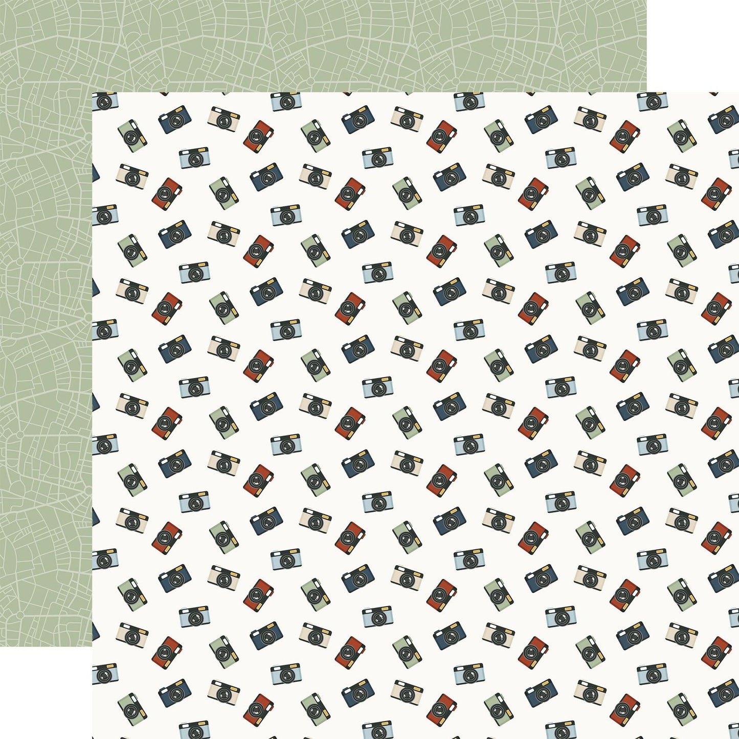 It's Time To Travel Collection Paper Pack 12"X12"