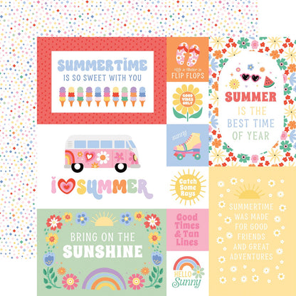 Our Groovy Summer Collection Paper Pack 12"X12"