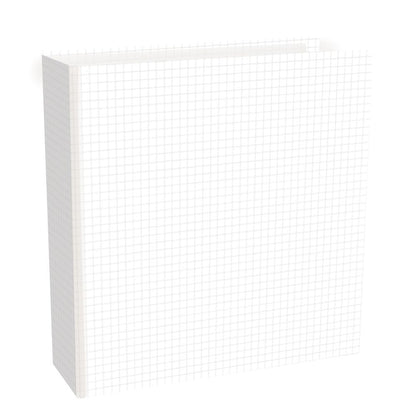 Simple Stories SN@P! D-Ring Binder 6"X8" - Simple Grid Chipboard Binder