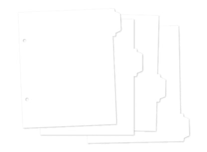 Simple Stories Sn@p! Divider Inserts For 6"X8" Binders - 4 Tabbed Dividers