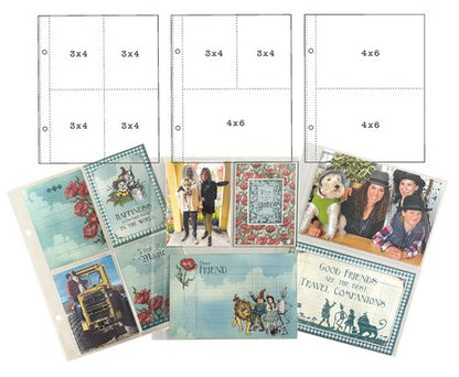 6"X8" Graphic 45 Pocket Page Refills