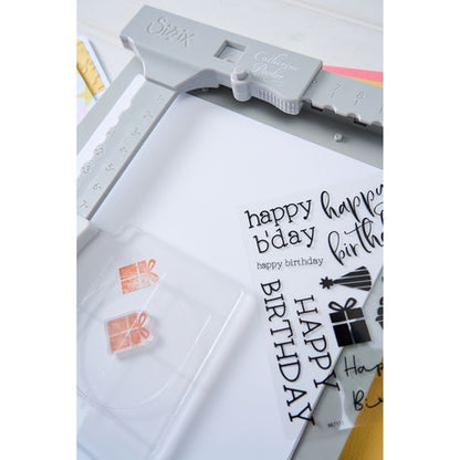Sizzix Clear Stamps Set by Catherine Pooler - Birthday Sentiments