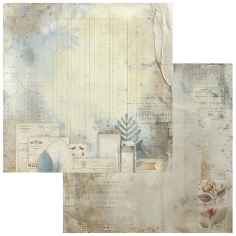 Faded Memory Lane 12x12 Collection Pack by Nuneka and Art House Whimsy