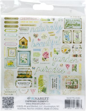 From The Garden Chipboard Set by Michelle Coleman