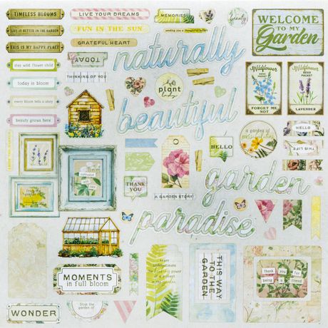 From The Garden Chipboard Set by Michelle Coleman