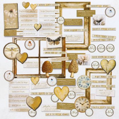 Faded Memory Lane Chipboard Set by Nuneka and Art House Whimsy