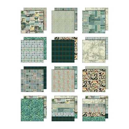 Idea-ology Double- Sided Cardstock 12"X12" - Palette Collection: Teal