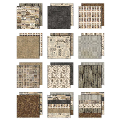 Idea-ology Double- Sided Cardstock 12"X12" - Palette Collection: Neutral