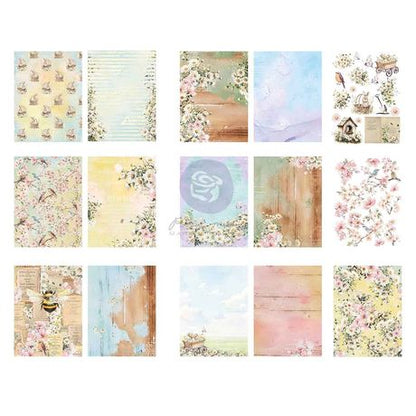 Prima Double-Sided Paper Pad 6"X8" - Among the Wildflowers