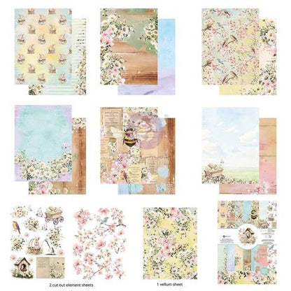 Prima Double-Sided Paper Pad 6"X8" - Among the Wildflowers