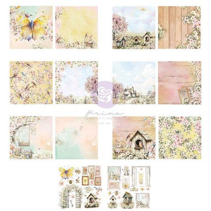 Prima Double-Sided Paper Pad 12"X12" - Among the Wildflowers