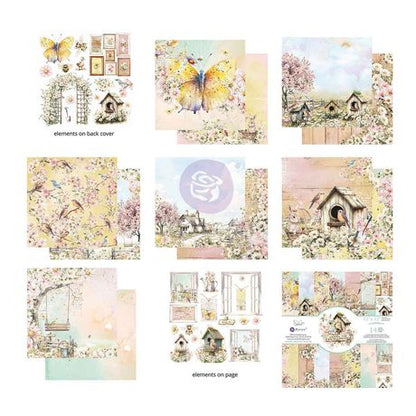 Prima Double-Sided Paper Pad 12"X12" - Among the Wildflowers