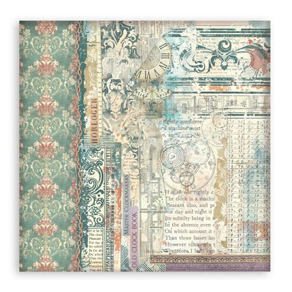 Gardens of Time - Stamperia Single-Sided Paper Pad 12"x12"