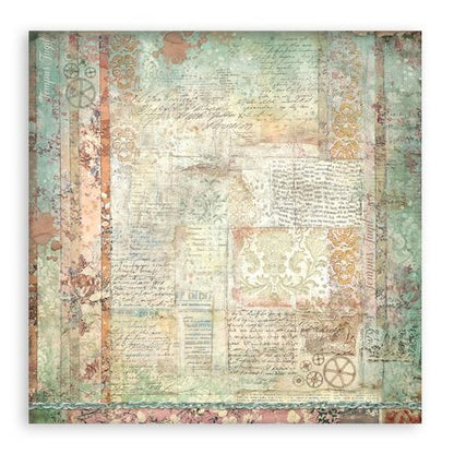 Gardens of Time - Stamperia Single-Sided Paper Pad 12"x12"