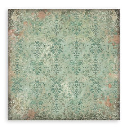 Gardens of Time - Stamperia Single-Sided Paper Pad 12"x12"