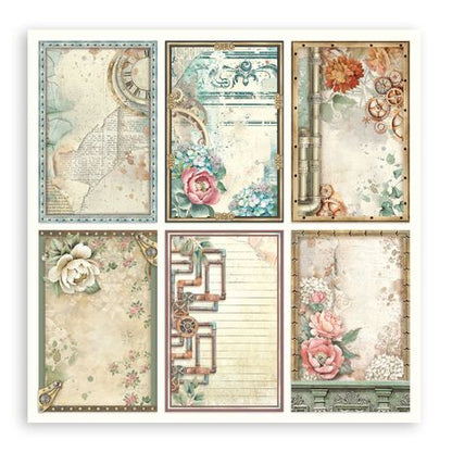 Gardens of Time - Stamperia Single-Sided Paper Pad 12"x12"