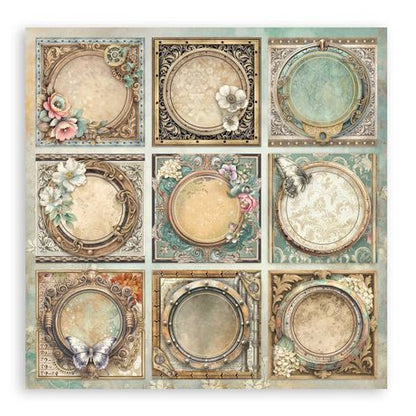 Gardens of Time - Stamperia Single-Sided Paper Pad 12"x12"
