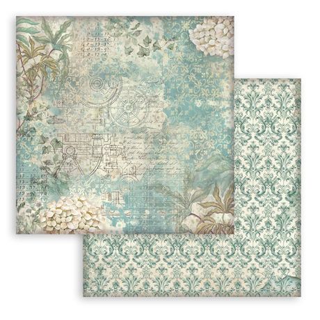 Gardens of Time - Stamperia Maxi Background Selection 12x12"