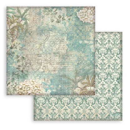 Gardens of Time - Stamperia Maxi Background Selection 12x12"