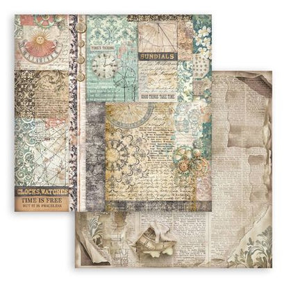 Gardens of Time - Stamperia Maxi Background Selection 12x12"