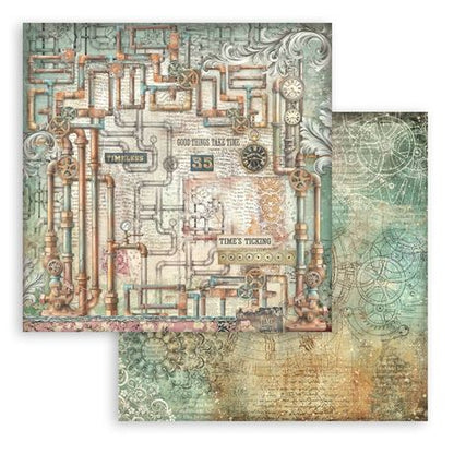 Gardens of Time - Stamperia Maxi Background Selection 12x12"