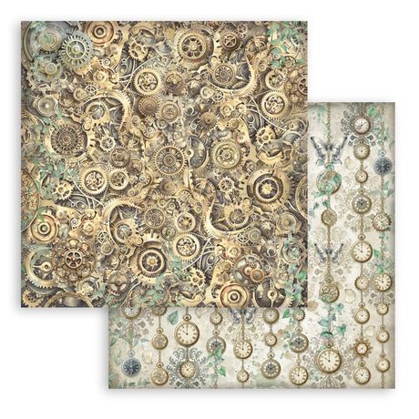 Gardens of Time - Stamperia Maxi Background Selection 12x12"